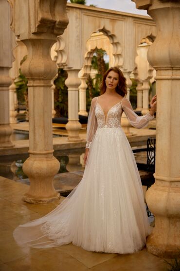 A-Linie Brautkleid „Carina - Z“ von Herve Paris