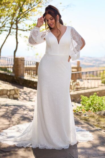 Fit and Flare Brautkleid ME-26305 von Très Chic
