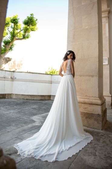 A-Linie Brautkleid 1840 von A Bela Noiva