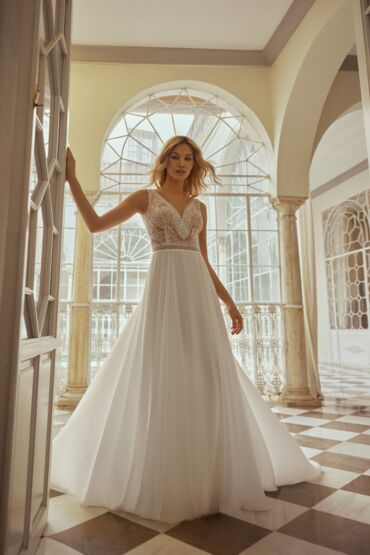 A-Linie Brautkleid „Jamie“ von Libelle